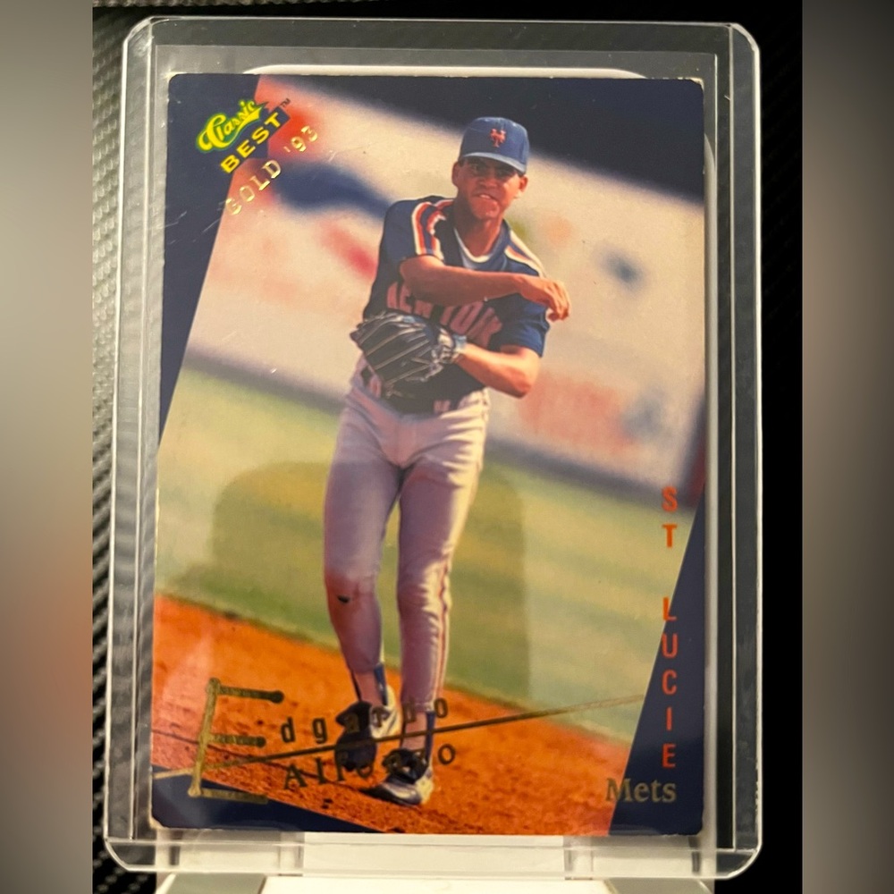 Edgardo Alfonzo 1993 RC Classic Best GOLD #210 METS Rookie Trading Card